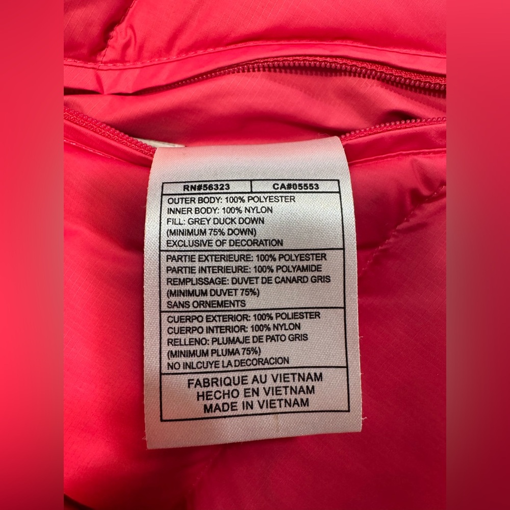 Nike Sportswear 550 Duck Down Reversible Women’s Vest Size Medium Brown/Pink EUC - Picture 9 of 13